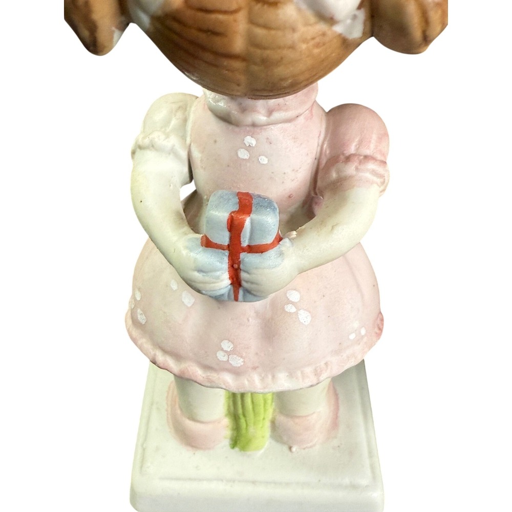 Vintage Ceramic Boy and Girl Figurines Kissing Couple‎ Mid-Century Kitsch Decor - Picture 7 of 13